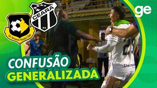 CENAS LAMENTÁVEIS NA SÉRIE B: SÃO BERNARDO 3 X 4 CEARÁ | ge.globo