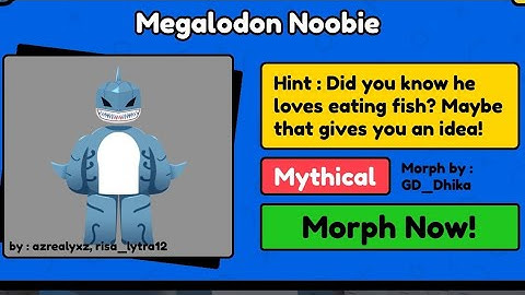 How to get MEGALODON Noobie in FIND THE NOOBIES Roblox