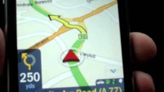 CoPilot Live for iPhone - OnRoad Usage/Review - 8th December 2009