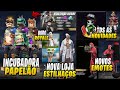 EXCLUSIVO! ATUALIZAÇÃO DO FREE FIRE! EMOTES, LOJA DE TOKEN, OURO ROYALE, INCUBADORA, PET, M1014 EVO