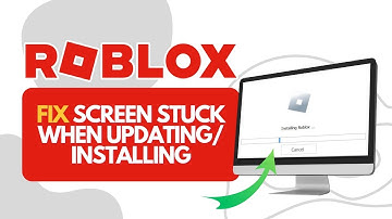 How to fix the roblox screen stuck when updatinginstalling PC (Roblox Tips)