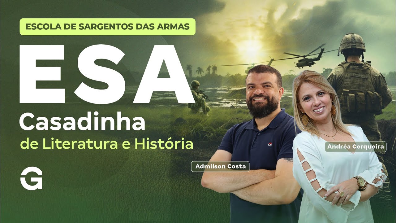 Concurso ESA 2026: Casadinha de Literatura e História