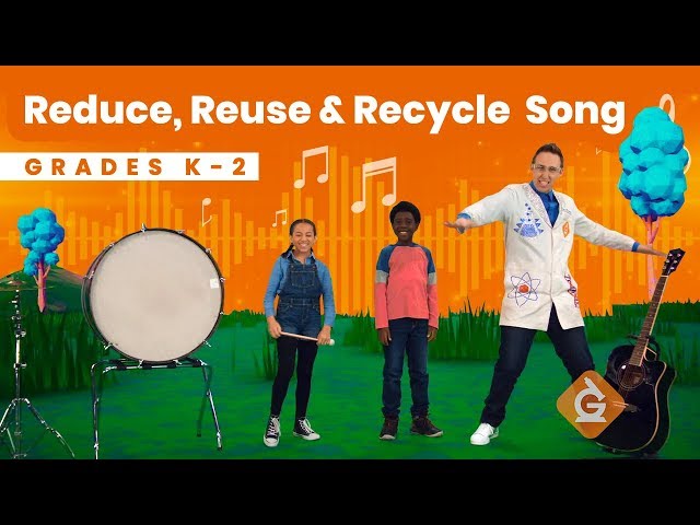 The Reduce, Reuse and Recycle SONG | 3 R's for Kids | Grades K-2 class=
