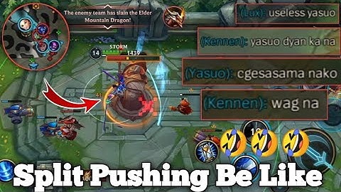 Split pushing be like!🤣🤣🤣 | Wildrift