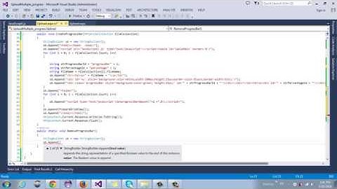 Multiple file upload with progress bar part2