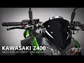 How to install Mech-GTR LED Flushmount Pod Turn Signals on a 2019 Kawasaki Z400 by TST Industries