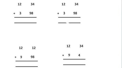 addition questions of math in ms word