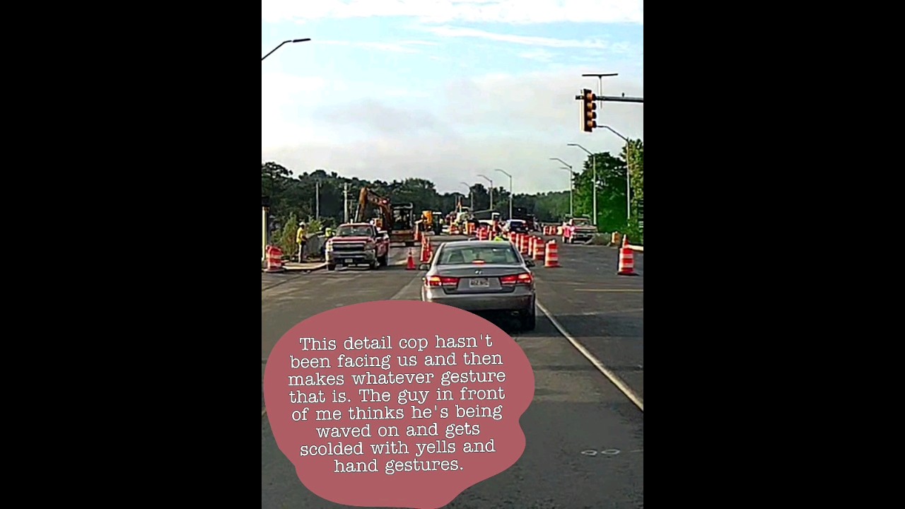 Inattentive Officer Outraged at Miscommunication  - Caught on Dashcam