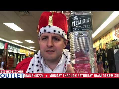 Nemiroff Vodka at the Big Red Liquors Outlet Store