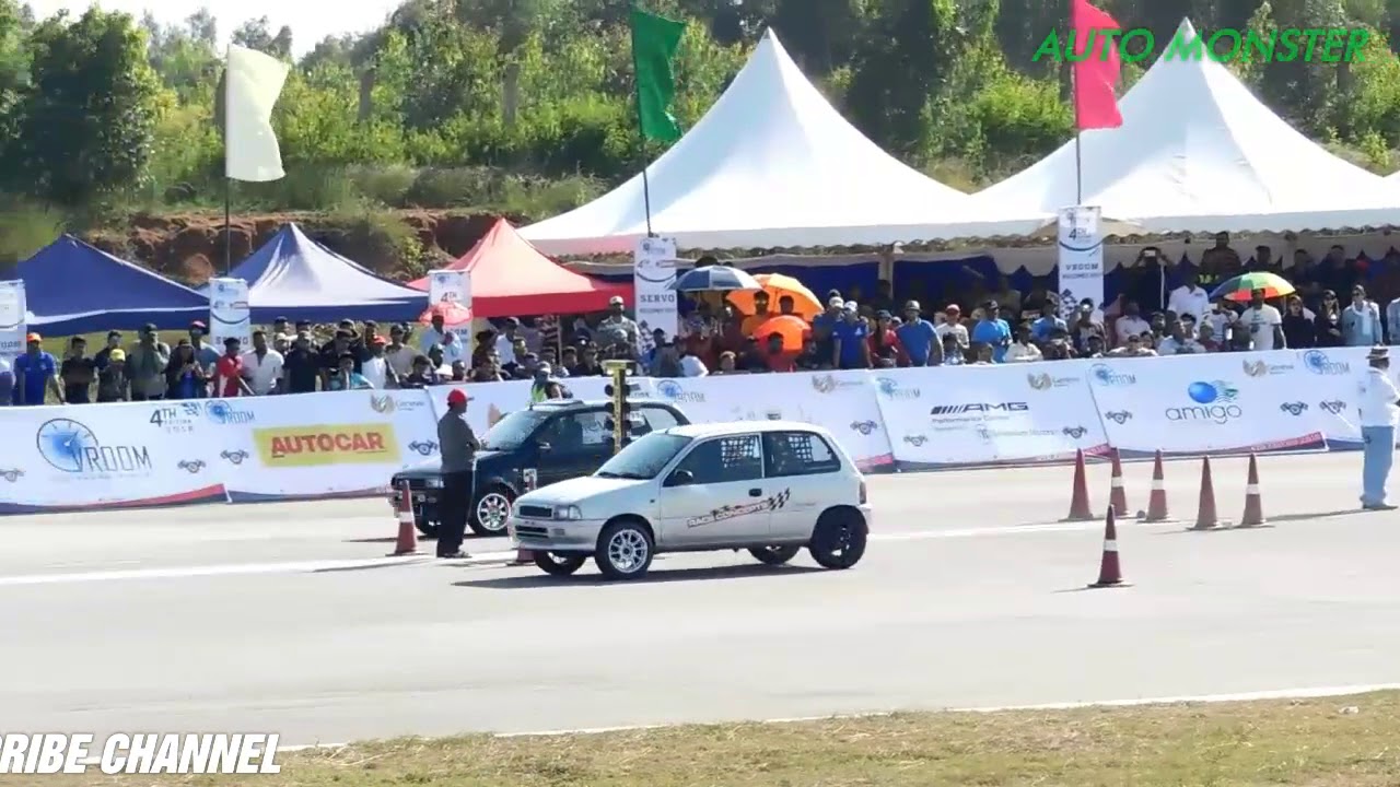 CARBON VS STEEL BEST DRAG RACE IN BANGLORE ZEN CARBON VS ZEN