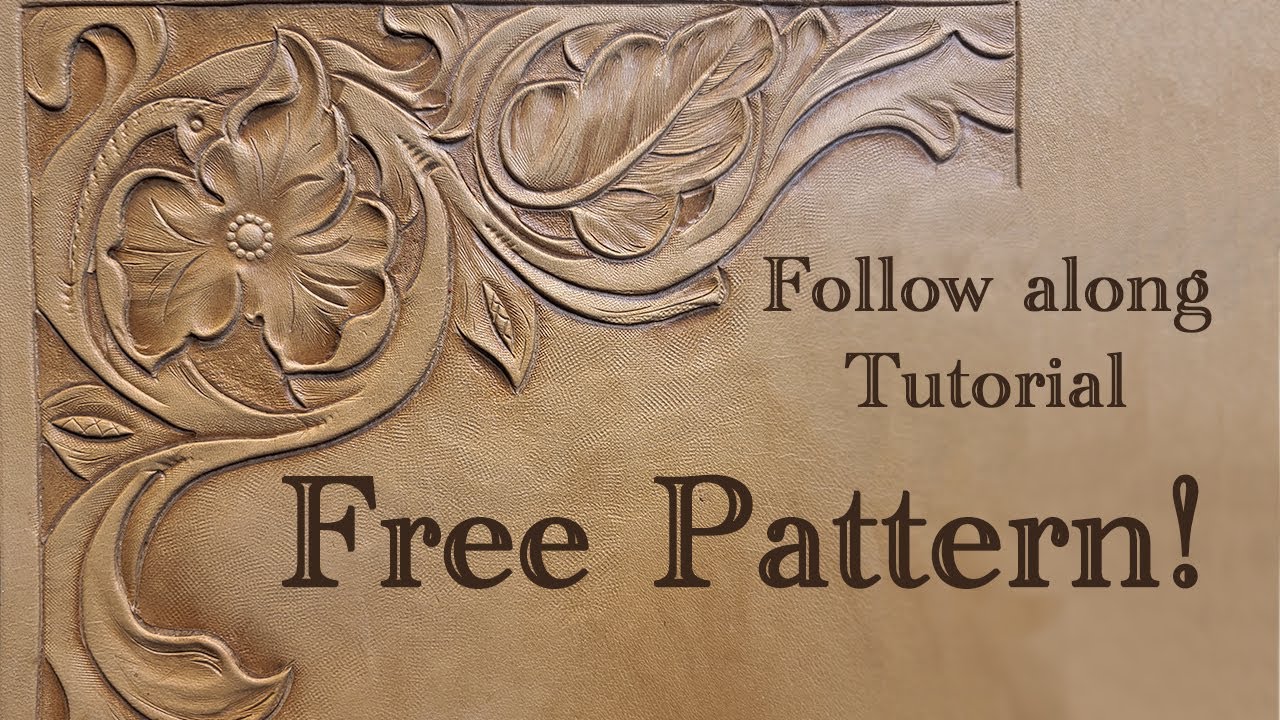 Leather Tooling Follow Along - YouTube leather-tooling-follow-along-youtube