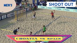 Shoot Out Beach Handball Mens Croatia Vs Spain Round Robin 2022 Ihf