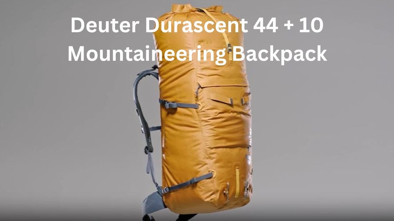 Deuter Durascent 44 + 10 Mountaineering Backpack - YouTube