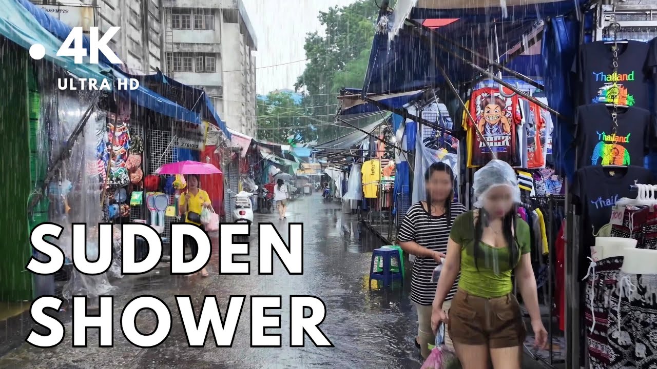 Bangkok, Thailand | season | Regnpromenad 4K