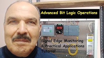 TIA PORTAL scan operand , RLO positive signal edge, set operand | Lesson 11