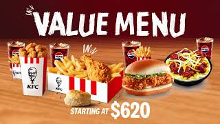 KFC | Value Menu 2025