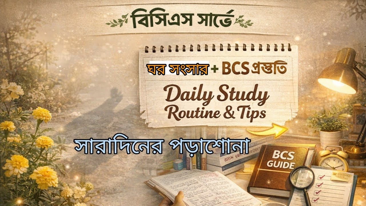 Realistic BCS Preparation Routine How I Manage Study & Home - YouTube