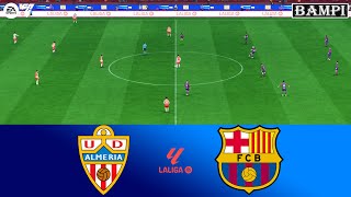 Almeria vs Barcelona / La Liga 23/24 / Full Match All Goals / EA FC 24 Gameplay