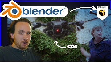 Create a Hollywood CG VFX Shot in Nuke and Blender