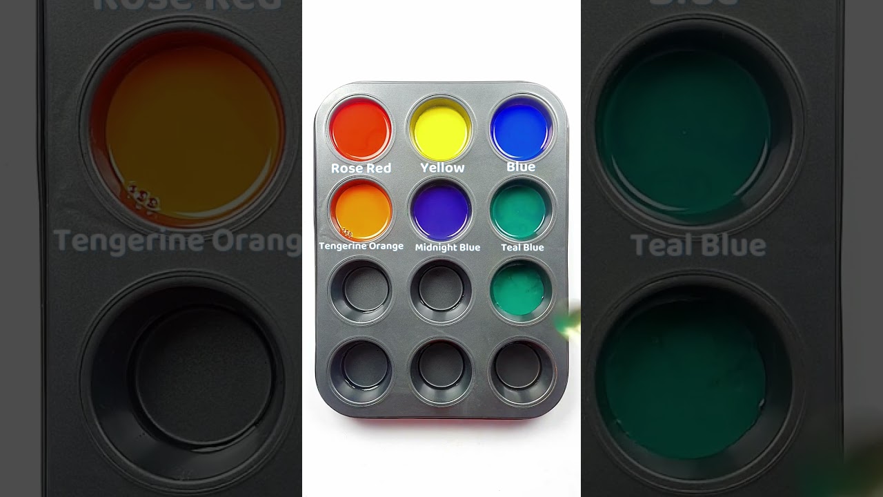Asmr Color Mixing  Ideas  - Relaxing Unique Color Making