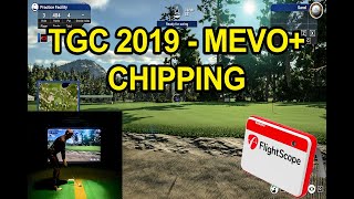 TGC 2019 Chipping on the Flightscope Mevo Plus Golf Simulator screenshot 4
