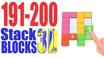 Stack Blocks 3D Level 191 192 193 194 195 196 197 198 199 200