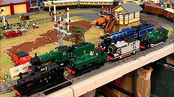 LEGO train MOC Running Session (GWR, LNER, LMS)