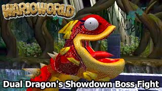 Dual Dragons Showdown Boss Fight - Wario World