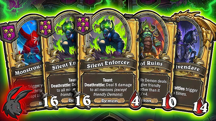 FULL Golden Demon Board DESTROYS the Lobby! | Hearthstone Battlegrounds