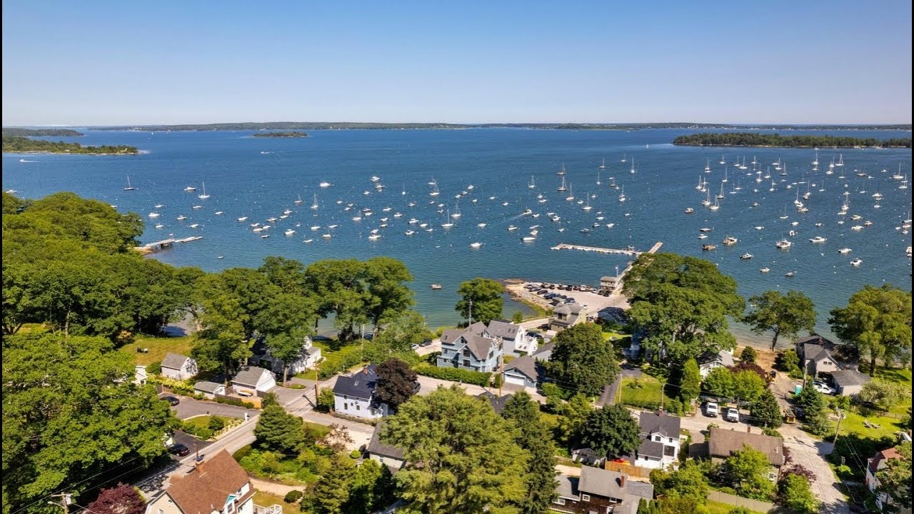 Extraordinary Harbor & Ocean Views Falmouth Foreside Maine Home for