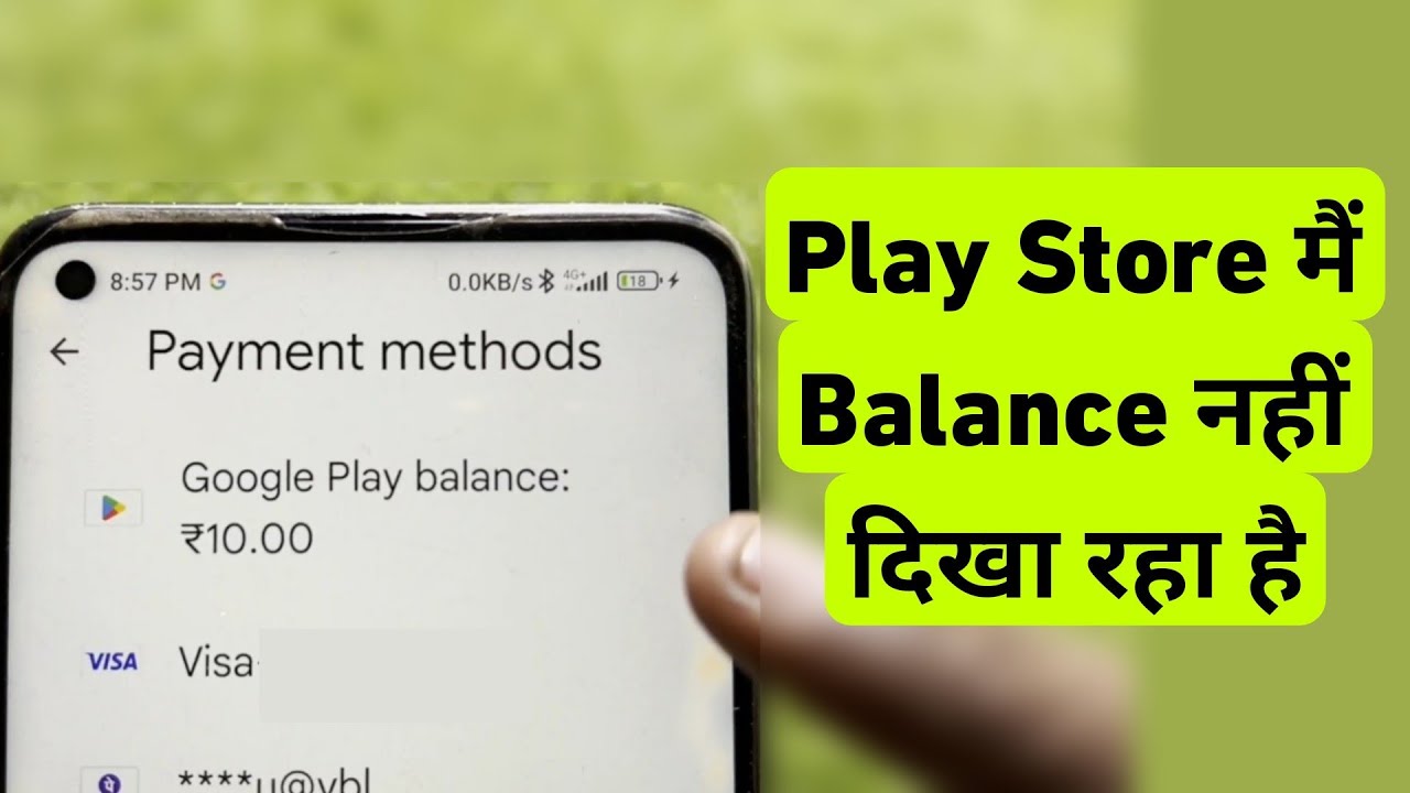 How To Fix Google Play Balance Not Showing in Play Store | Play Store ...