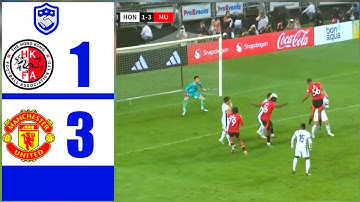 MANCHESTER UNITED FINISH TOUR STRONG! 3-1 vs Hong Kong! | Chido Obi, Mount, Ayen Heaven Goals ⚽