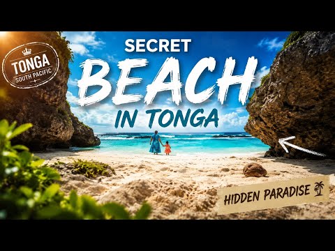 The best hidden beach in Tonga 🏝️✨
