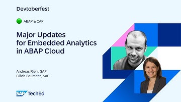 🟢 Major Updates for Embedded Analytics in ABAP Cloud