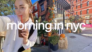 Spend a fall morning with me in NYC 🍂☀️ what i eat, skincare + out in the city