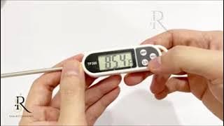 This straight-pin thermometer measures temperature extremely accurately and quickly,we all like it.
