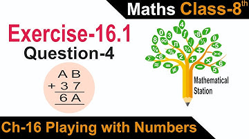 Class-8, Ch-16 Ex-16.1 Q-4 Maths.