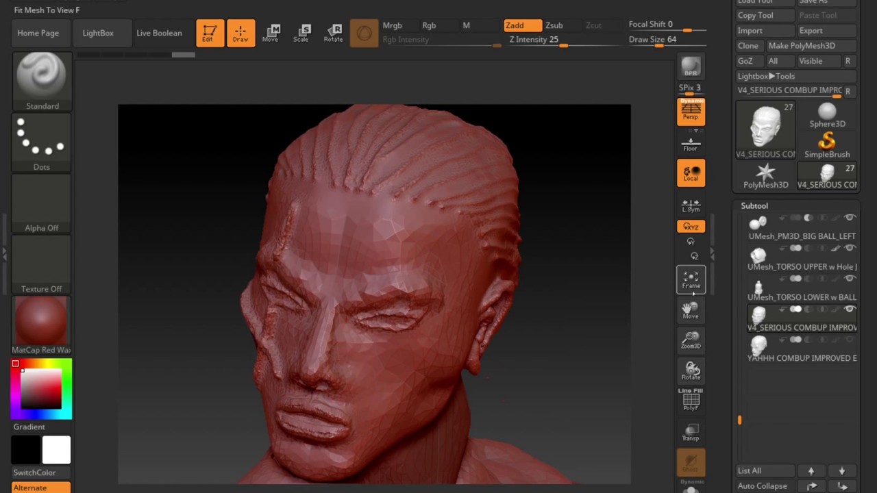 Zbrush Making action figures with joints YouTube