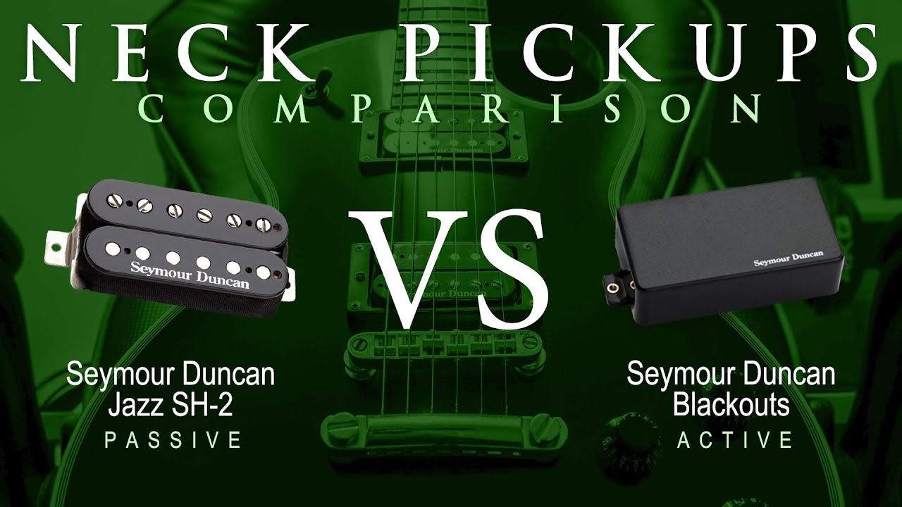 Seymour Duncan JAZZ SH-2 vs BLACKOUTS - Neck Pickup Guitar Tone Comparison Demo