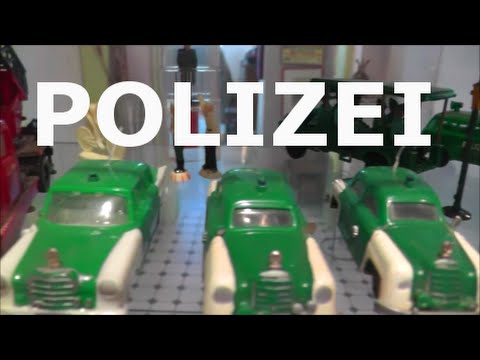 Alte POLIZEI Modellautos