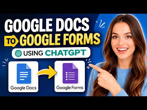 How To Create A Google Form From a Google Doc | Fastest Method