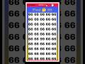 Find the odd number 99#shorts #youtubeshorts #oddoneout #viralshorts