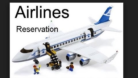 Airline reservation system project in Windows Forms C# Part-9/10