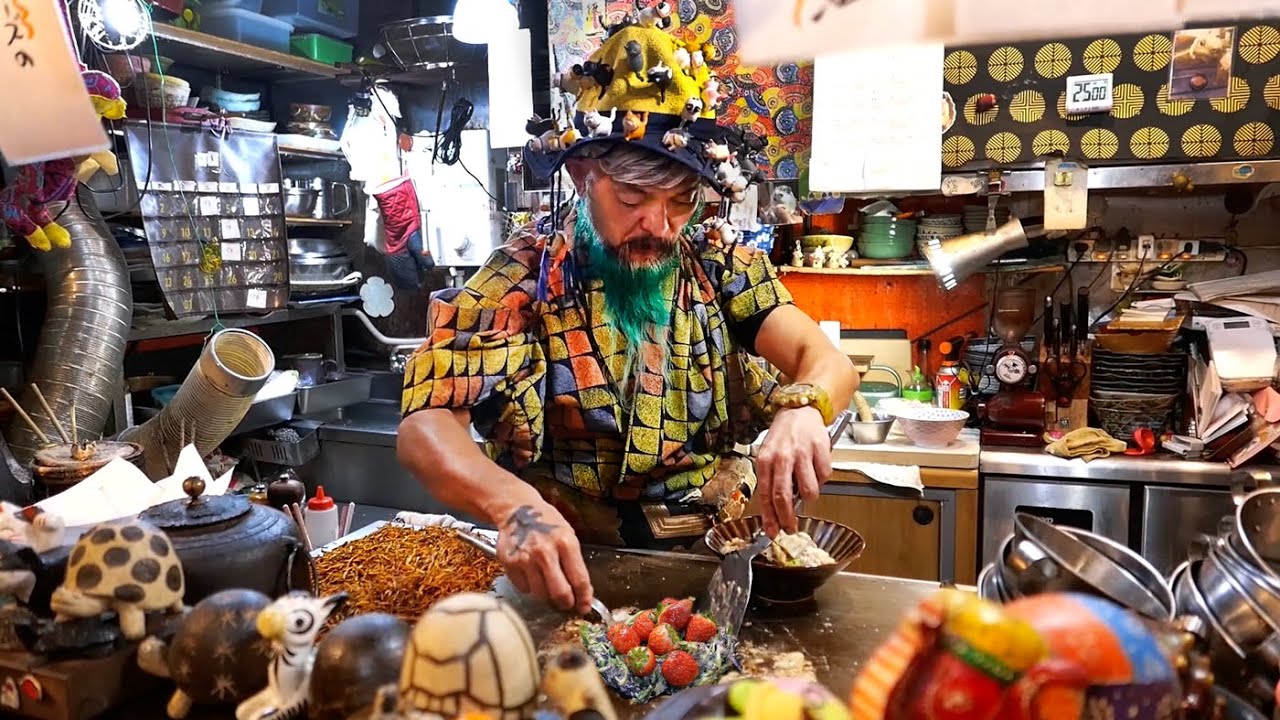 Японская еда - САМЫЙ НЕОБЫЧНЫЙ РЕСТОРАН в Токио, Япония!