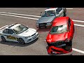 Absolutely Destroying Street Racers With Camodo In BeamNG Multiplayer Police Chases!