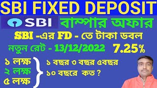 Sbi Fixed Deposit Rate 2022-23 | State Bank of India Fixed Deposit Rate with Calculator |