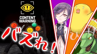 【ContentWarningコラボ】バケモン撮ってバズろうぜぇ！？【翁とかげ視点】