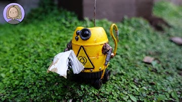 How to SCRATCH BUILD a ROBOT from trash!