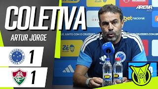 COLETIVA ARTUR JORGE | AO VIVO | Cruzeiro x Fluminense - Brasileirão 2026