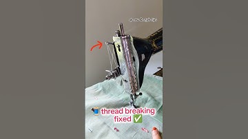 Thread breaking issue ? Here